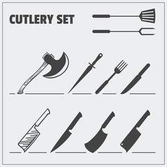 Cutlery set.