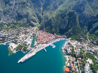 Aerial view of Kotor