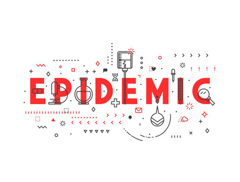 Medicine concept Epidemic. Creative design elements for websites, mobile apps and printed materials. Medicine banner design