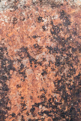 sheet metal to rust.