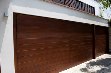 garage door outdoors
