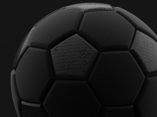 Soccer ball. 3D illustration. 3D CG. High resolution. 