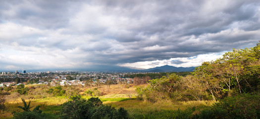 Fototapeta na wymiar Panoramic view of San Jose, Costa Rica