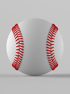 Baseball. 3D illustration. 3D CG.