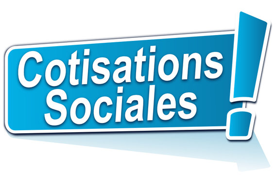 cotisations sociales sur &eacute;tiquette bleue