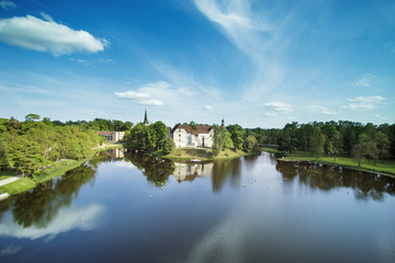 Fototapeta na wymiar Jaunpils castle, Latvia.