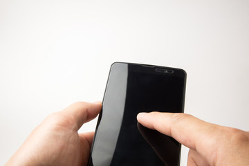 スマートフォンを操作する / Operate a smartphone