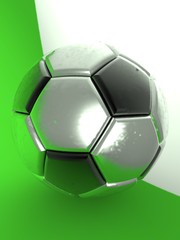 Obraz premium Soccer ball. 3D illustration. 3D CG. High resolution.