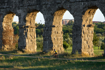 Ruins of Ancient Roman Aqueducts, Rome, Italy