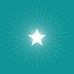 Simple graphic of star burst