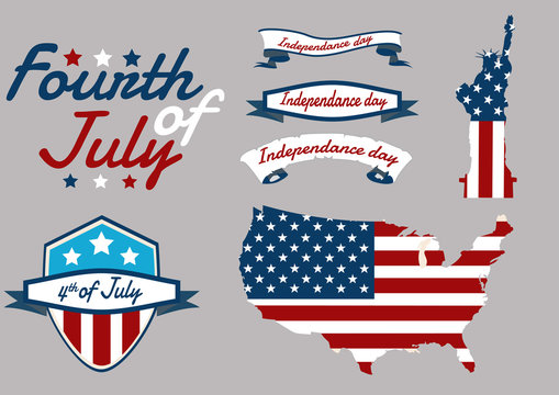Jour de l'indépendance américain 4th of july