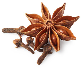 Star anise and cloves