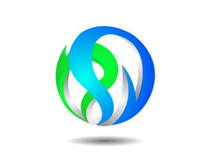 Glossy Flame Logo