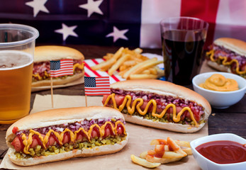 American Hotdogs -Picnic For 4 of July