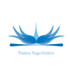 Tantra Yoga Center
Logo for the center of Tantric Yoga in the form of a blue lotus for design
