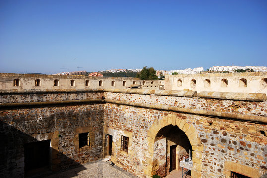 Duquesa castle courtyard.
