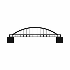 Bridge icon, simple style