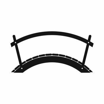 recommend clip art: Bridge icon, simple style