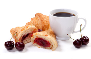 croissants and coffee