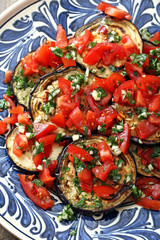 melanzane grigliate con pomodoro fresco