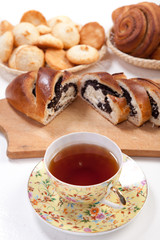 Tea with baking