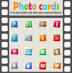 tattoo salon icon set