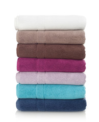 Multi-colored towels