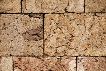  brown stone wall