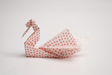 Origami swans