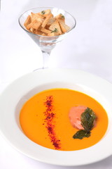 soup with croutons