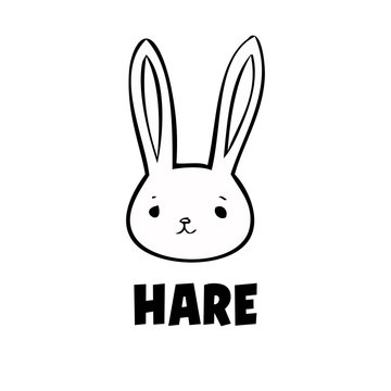 Black hare icon