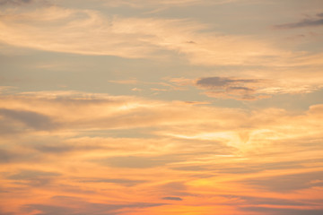 Sunset or sunrise Sky Background,sunset or sunrise with orange s