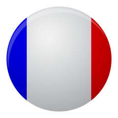 France flag icon flat