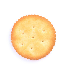 Cracker on white background.