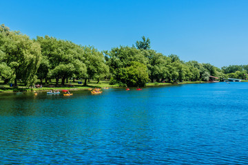 Fototapeta premium The beautiful Toronto Islands. Toronto, Ontario, Canada.