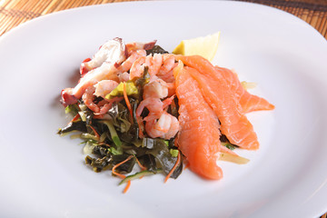 seafood salad with Asian-style