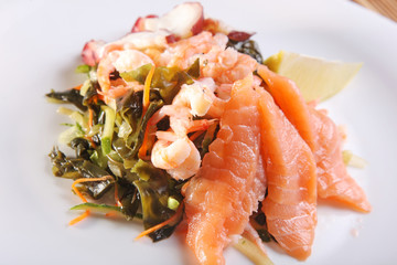 seafood salad with Asian-style