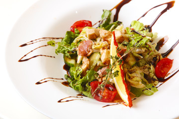 meat salad with Bacon