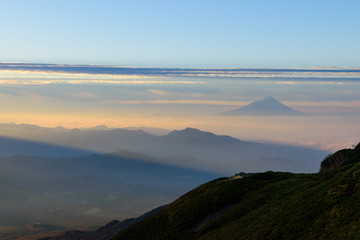Mt.Fuji and sea of clouds