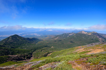 Fototapeta na wymiar Mountains of Northern Yatsugatake in Nagano, Japan