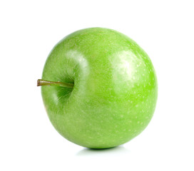 Green apple isolated on white background