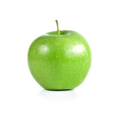 Green apple  isolated on white background