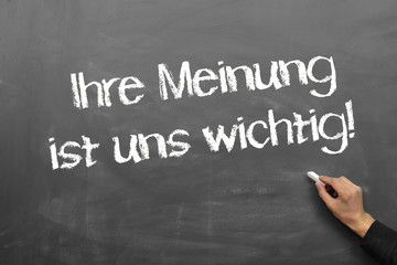 Ihre Meinung ist uns wichtig