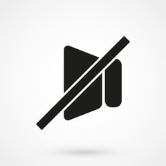 mute sound icon