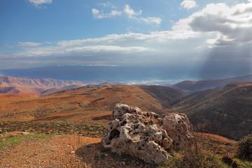 Obraz premium Magnificent day in Judean desert