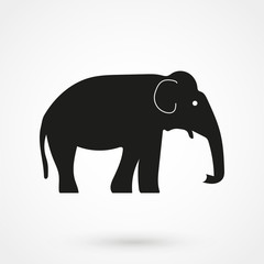 Fototapeta premium elephant icon