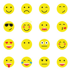 Emoticon vector illustration.