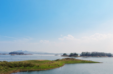 Island and lake viewpoint.