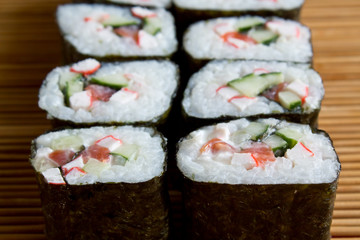 sushi rolls
