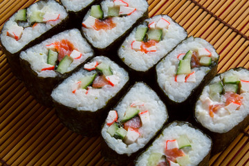 sushi rolls